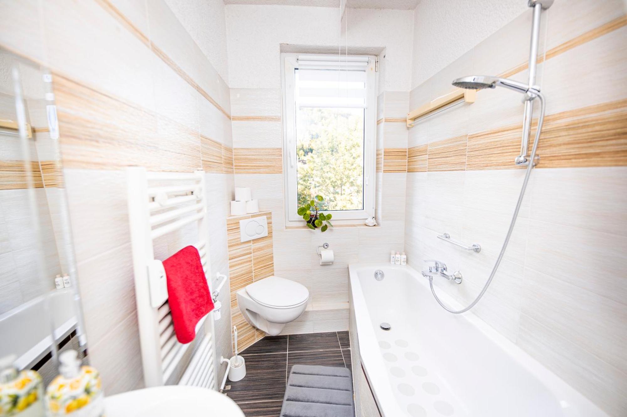 Modernes 2-Zimmer-Apartment Mit Balkon Und Netflix Jena Exterior photo